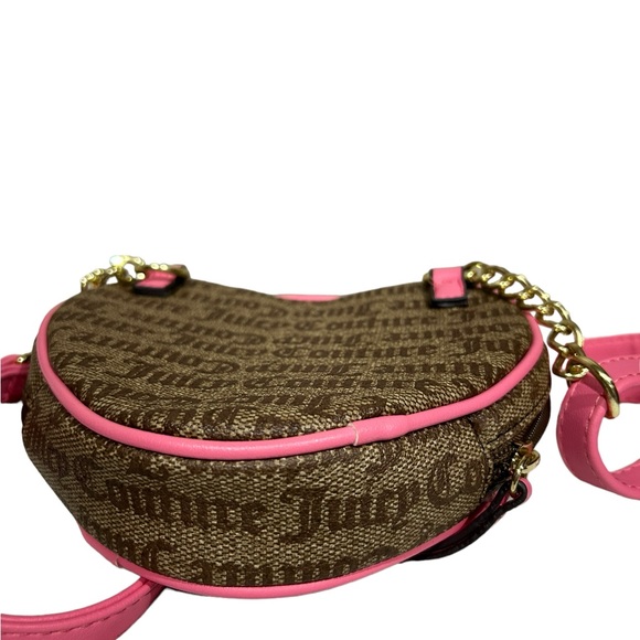 Juicy Couture heart shoulder bag with adjustable strap NWOT - Picture 3 of 8